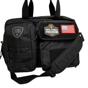 Tactical Baby Gear Deuce Diaper Bag in black